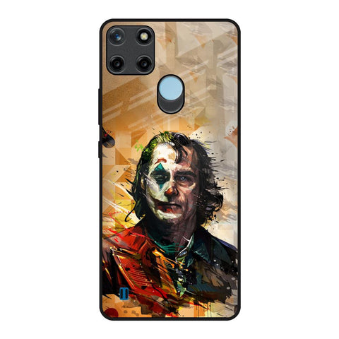 Psycho Villain Realme C21Y Glass Back Cover Online