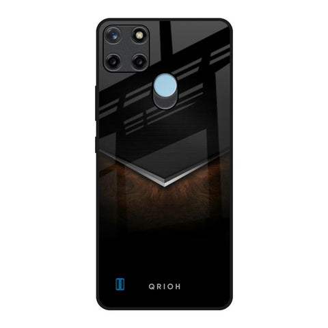 Dark Walnut Realme C21Y Glass Back Cover Online