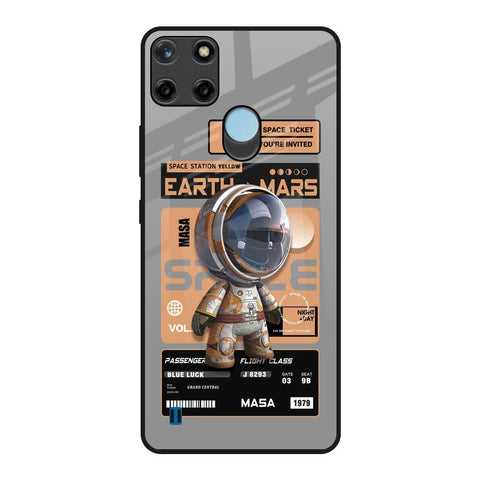 Space Ticket Realme C21Y Glass Back Cover Online