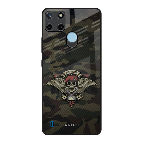 Army Warrior Realme C21Y Glass Back Cover Online