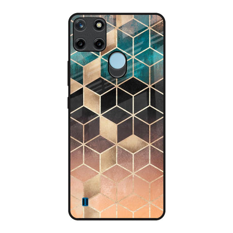 Bronze Texture Realme C21Y Glass Back Cover Online