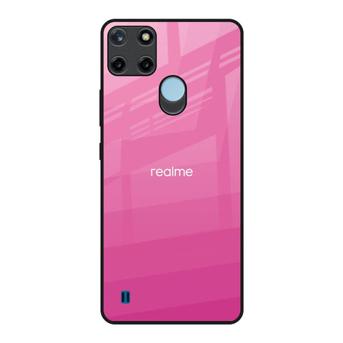 Pink Ribbon Caddy Realme C21Y Glass Back Cover Online