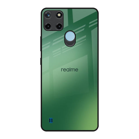 Green Grunge Texture Realme C21Y Glass Back Cover Online