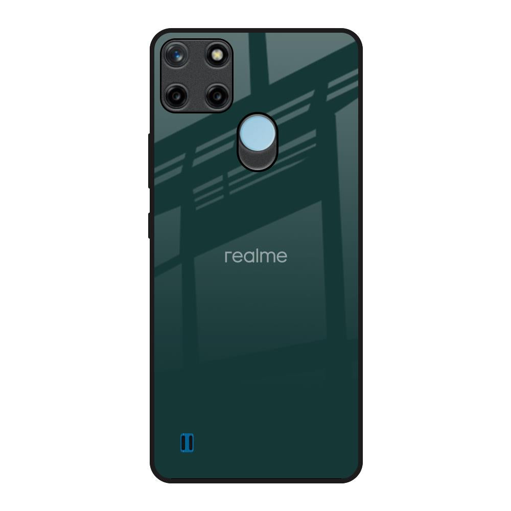Olive Realme C21Y Glass Back Cover Online