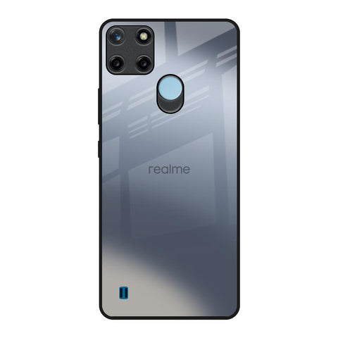 Space Grey Gradient Realme C21Y Glass Back Cover Online