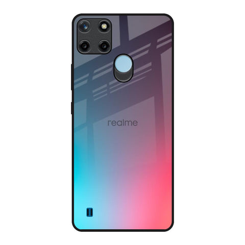 Rainbow Laser Realme C21Y Glass Back Cover Online