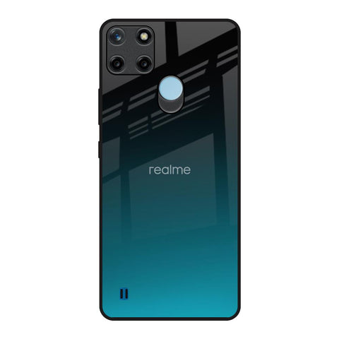 Ultramarine Realme C21Y Glass Back Cover Online