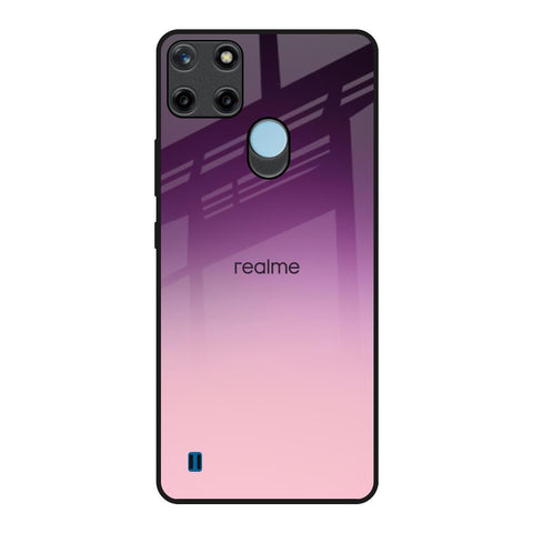 Purple Gradient Realme C21Y Glass Back Cover Online