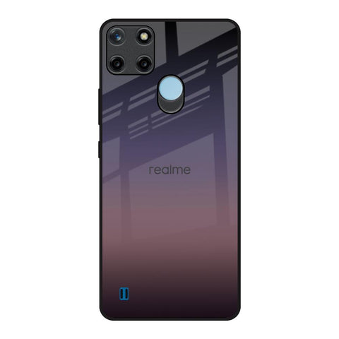 Grey Ombre Realme C21Y Glass Back Cover Online