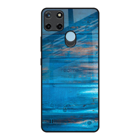 Patina Finish Realme C21Y Glass Back Cover Online