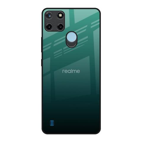 Palm Green Realme C21Y Glass Back Cover Online