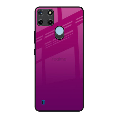 Magenta Gradient Realme C21Y Glass Back Cover Online