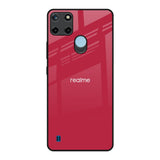 Solo Maroon Realme C21Y Glass Back Cover Online