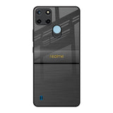 Grey Metallic Glass Realme C21Y Glass Back Cover Online