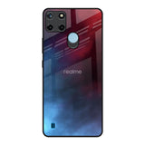 Smokey Watercolor Realme C21Y Glass Back Cover Online
