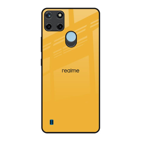Fluorescent Yellow Realme C21Y Glass Back Cover Online