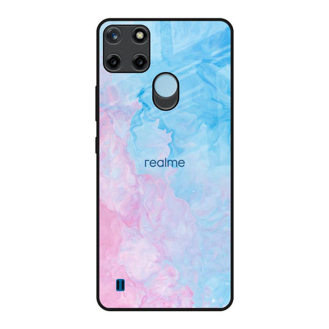 Mixed Watercolor Realme C21Y Glass Back Cover Online