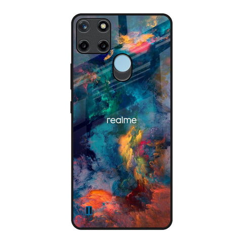 Colored Storm Realme C21Y Glass Back Cover Online