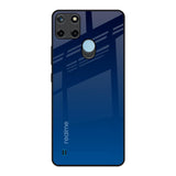 Very Blue Realme C21Y Glass Back Cover Online