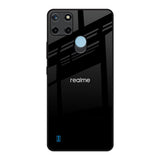 Jet Black Realme C21Y Glass Back Cover Online