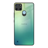 Dusty Green Realme C21Y Glass Back Cover Online