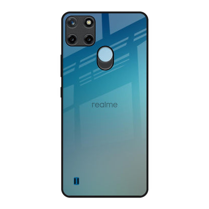 Sea Theme Gradient Realme C21Y Glass Back Cover Online