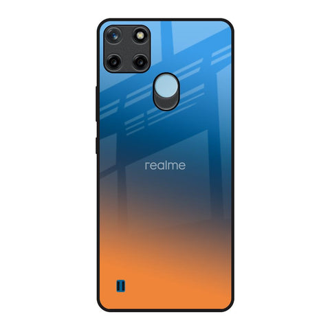 Sunset Of Ocean Realme C21Y Glass Back Cover Online