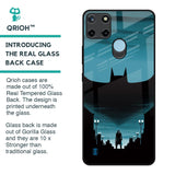 Cyan Bat Glass Case for Realme C21Y