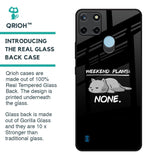 Weekend Plans Glass Case for Realme C21Y