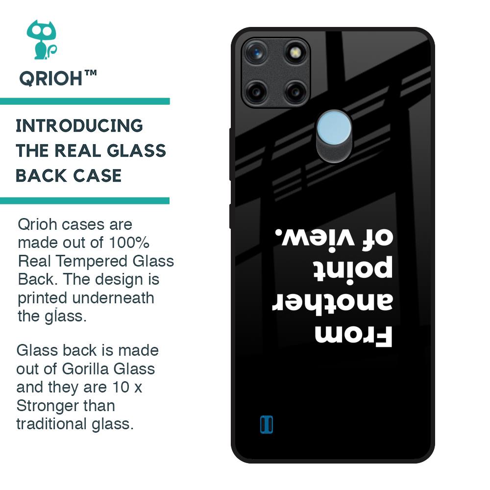 Motivation Glass Case for Realme C21Y