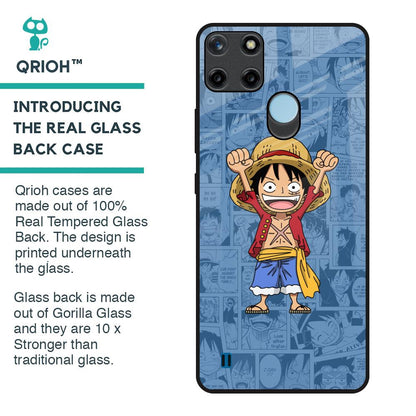 Chubby Anime Glass Case for Realme C21Y