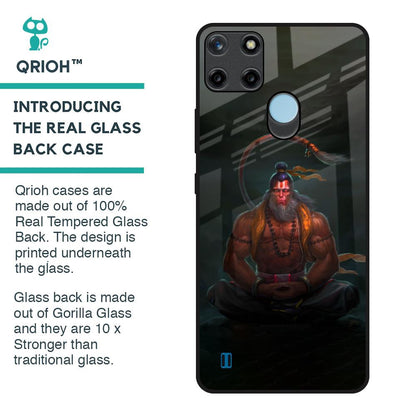 Lord Hanuman Animated Glass Case for Realme C21Y