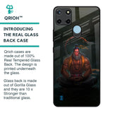 Lord Hanuman Animated Glass Case for Realme C21Y