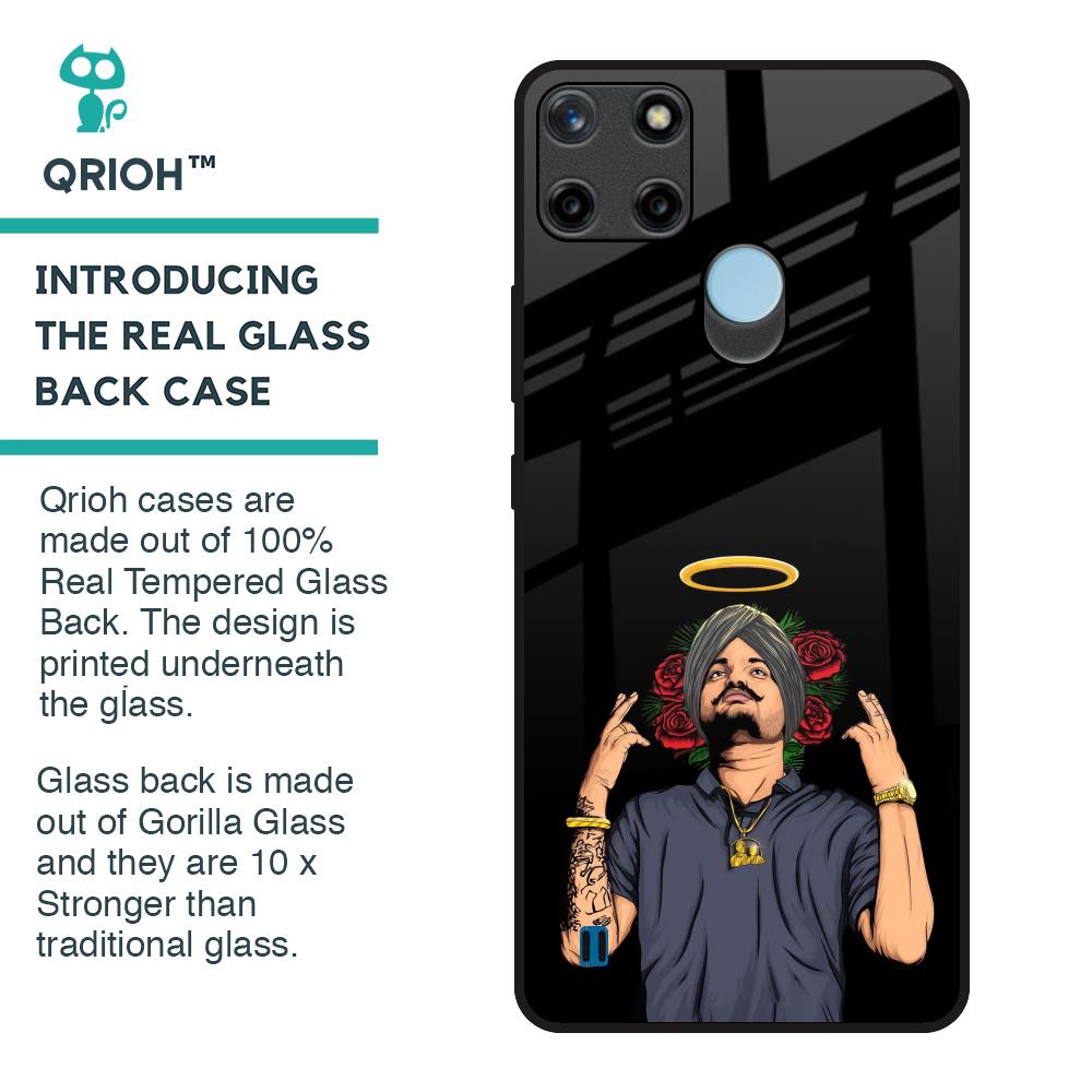 Punjabi Singer Poster Glass Case for Realme C21Y