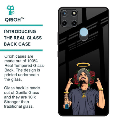 Punjabi Singer Poster Glass Case for Realme C21Y