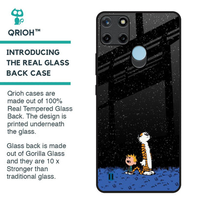 Night Sky Star Glass Case for Realme C21Y