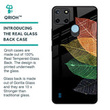 Colorful Leaves Glass Case for Realme C21Y
