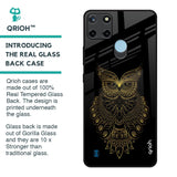 Golden Owl Glass Case for Realme C21Y