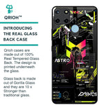 Astro Glitch Glass Case for Realme C21Y