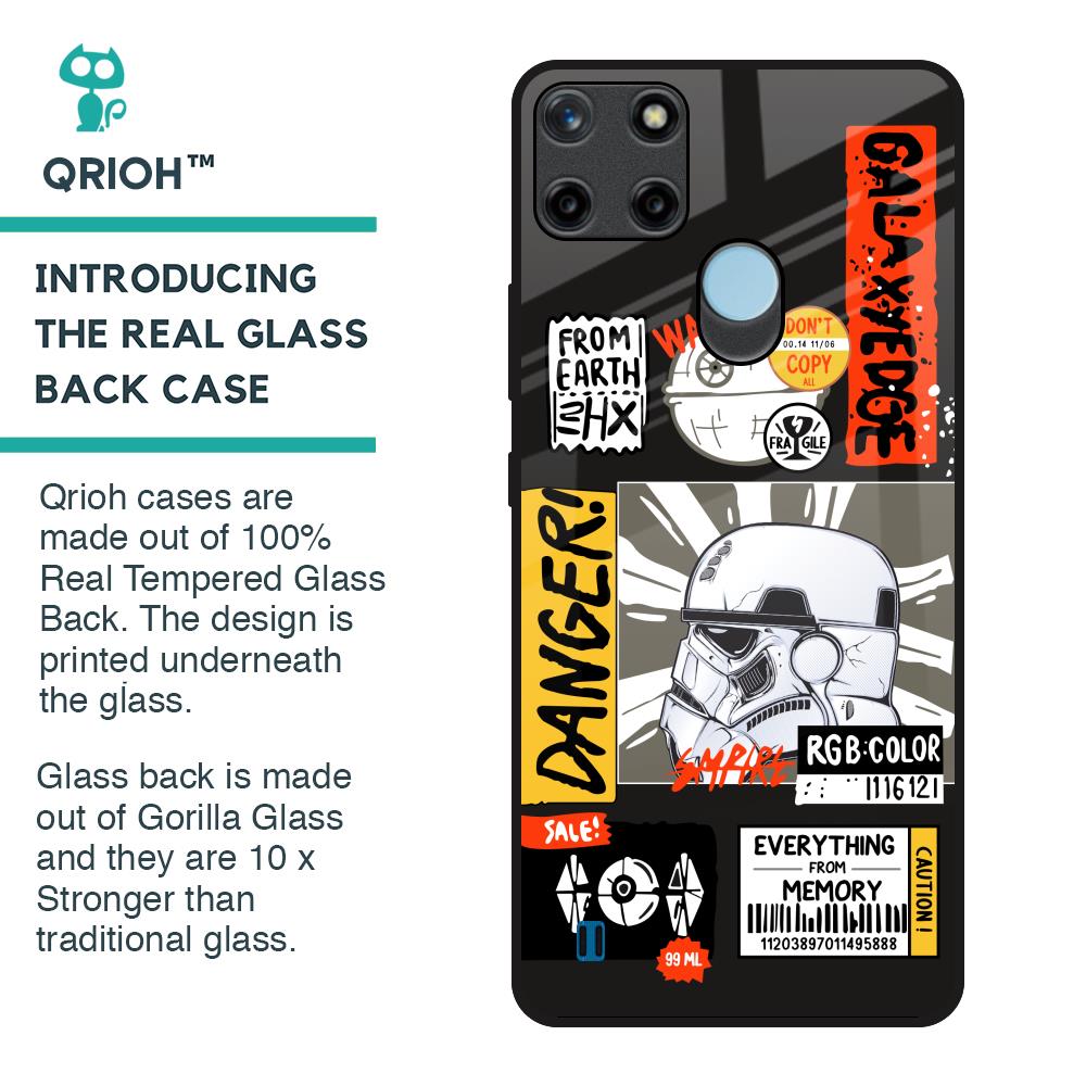 Galaxy Edge Glass Case for Realme C21Y