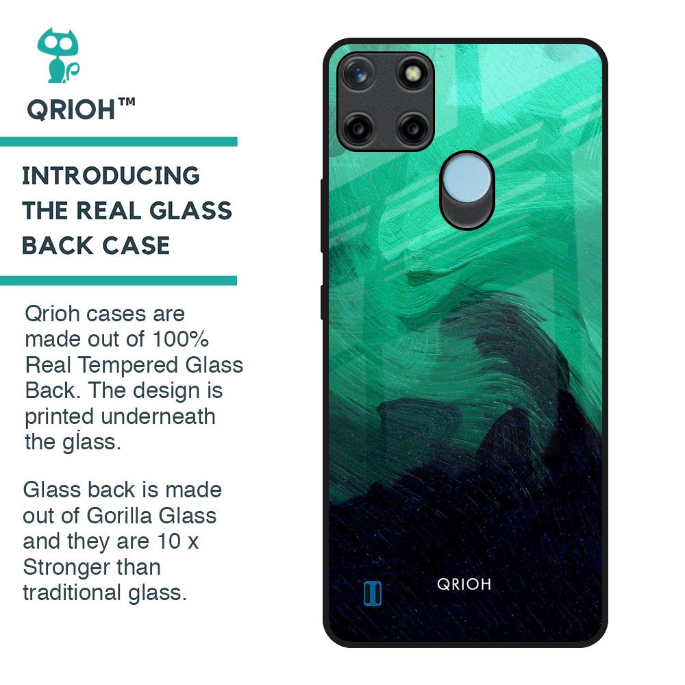 Scarlet Amber Glass Case for Realme C21Y
