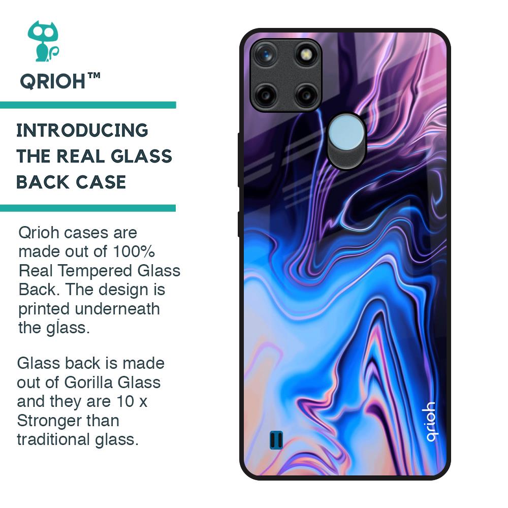 Psychic Texture Glass Case for Realme C21Y