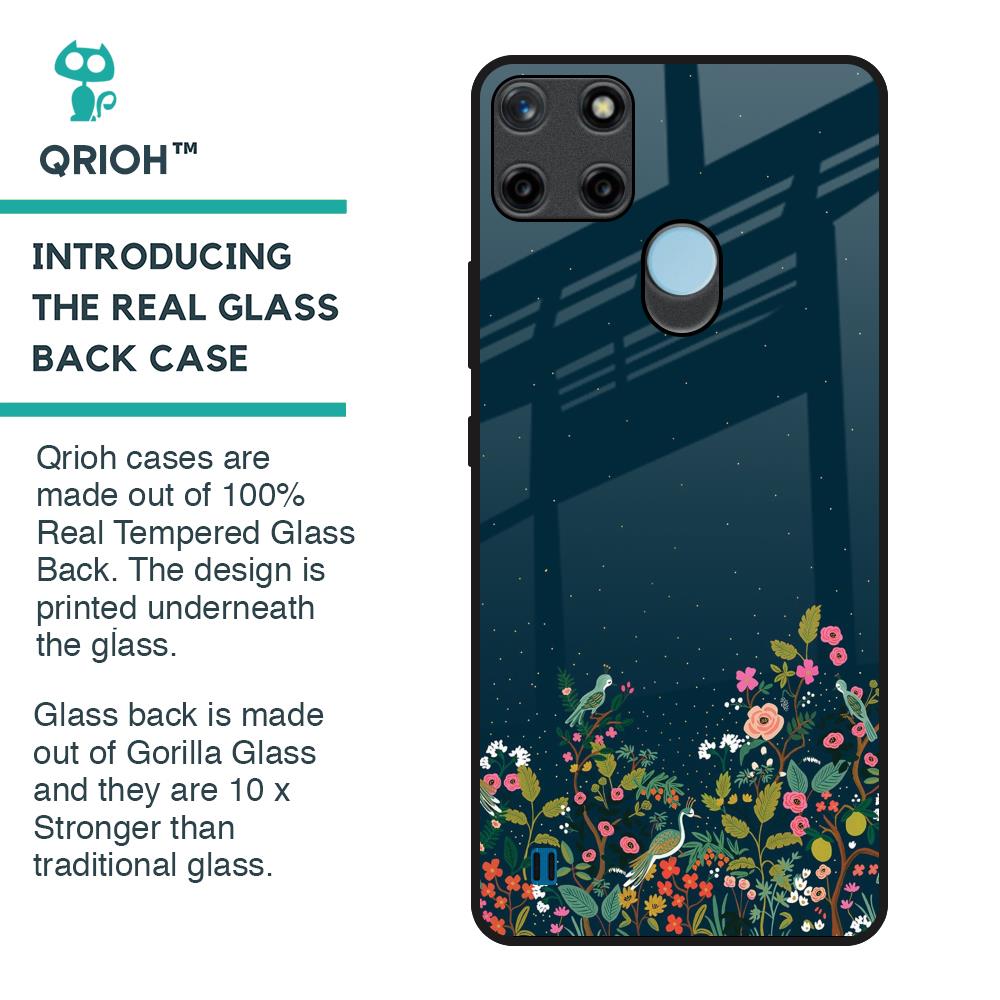 Small Garden Glass Case For Realme C21Y