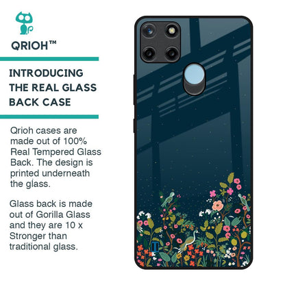 Small Garden Glass Case For Realme C21Y