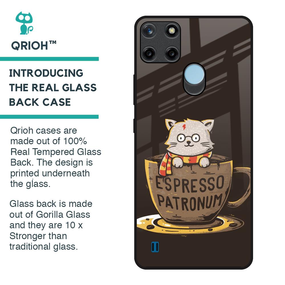 Tea With Kitty Glass Case For Realme C21Y