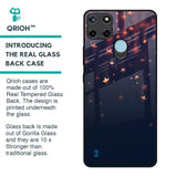 Falling Stars Glass Case For Realme C21Y