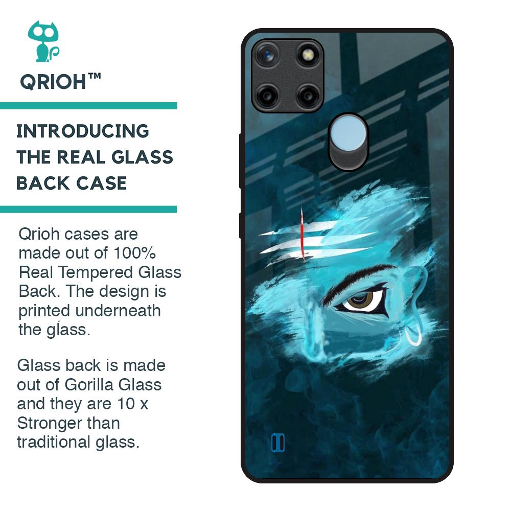 Power Of Trinetra Glass Case For Realme C21Y