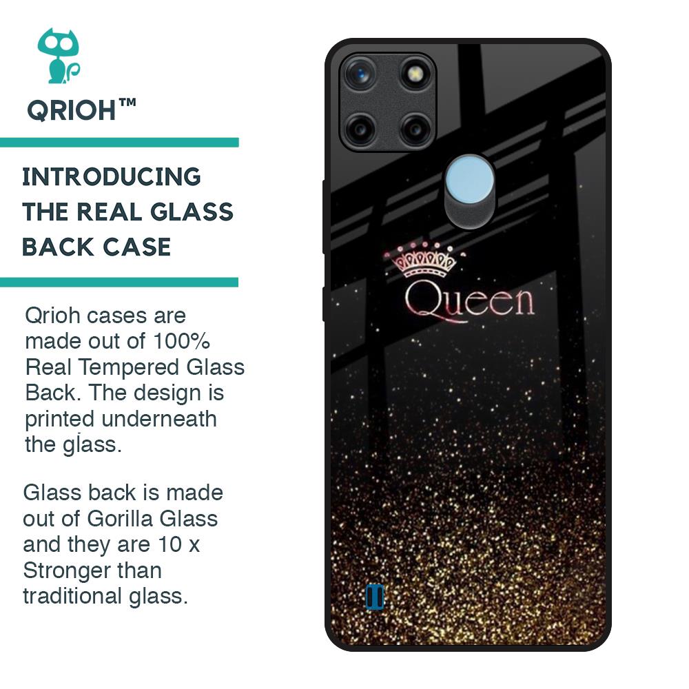 I Am The Queen Glass Case for Realme C21Y