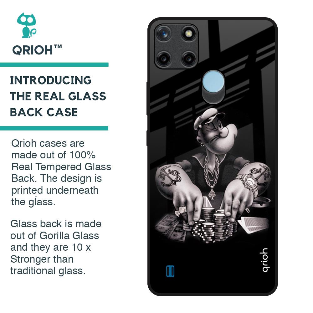 Gambling Problem Glass Case For Realme C21Y