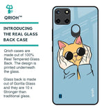Adorable Cute Kitty Glass Case For Realme C21Y